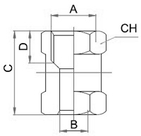 PSF,Brass air fitting, Air connector, Brass fitting, air fitting